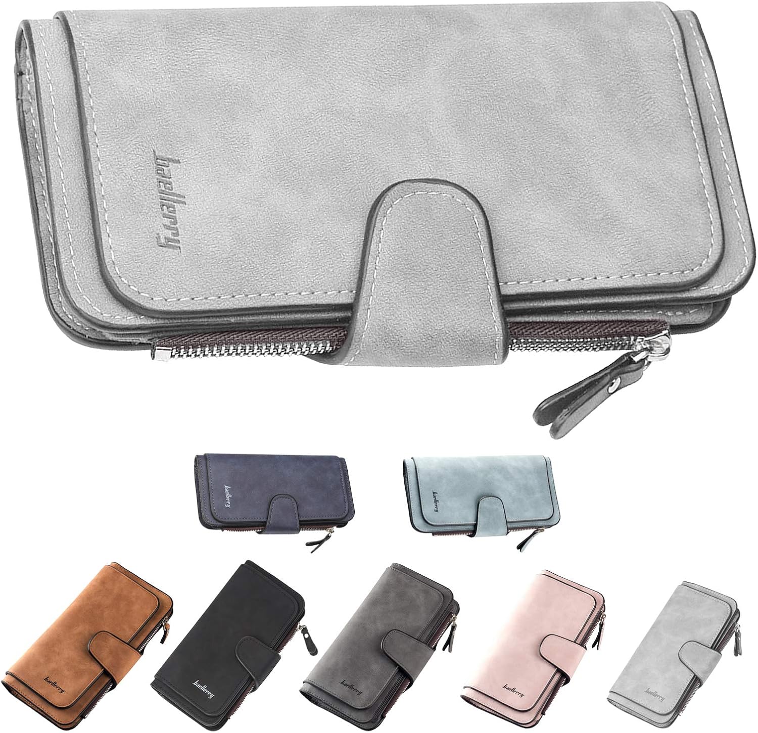 Thumbnail 6 de ZhengYue Ladies Purse vegan tri‑fold wallet – large