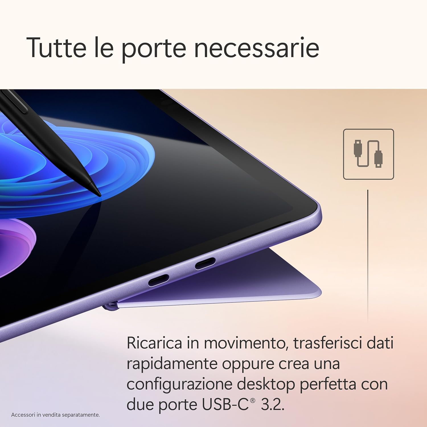 Thumbnail 6 de Microsoft Surface Pro Copilot+ PC | 12" LCD Touchscreen, Snapdragon X Plus, 16GB RAM, 512GB SSD, colore Viola