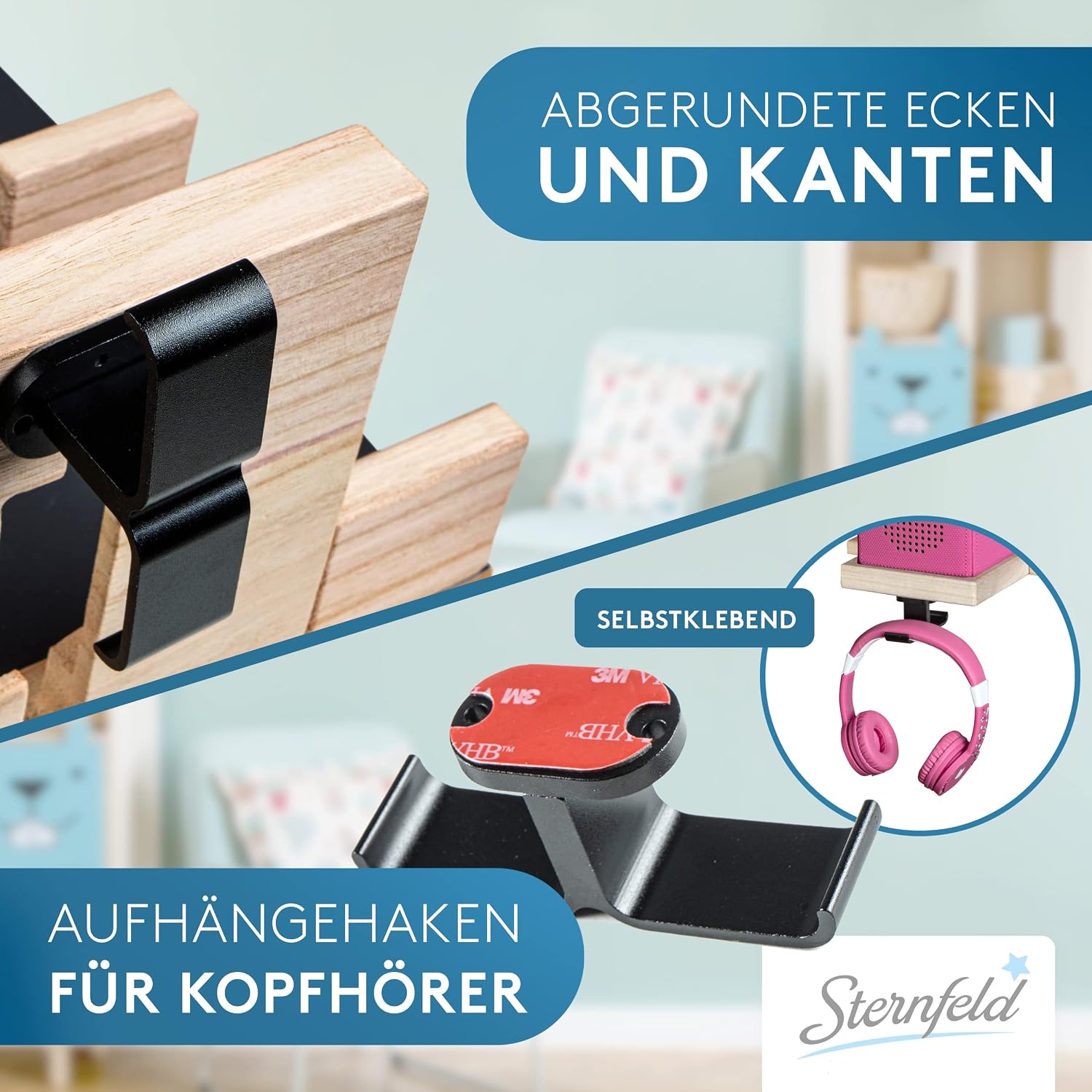 Detalle de STERNFELD STE-TO1000 Tonie Shelf with Magnetic Strip and 11 Shelves