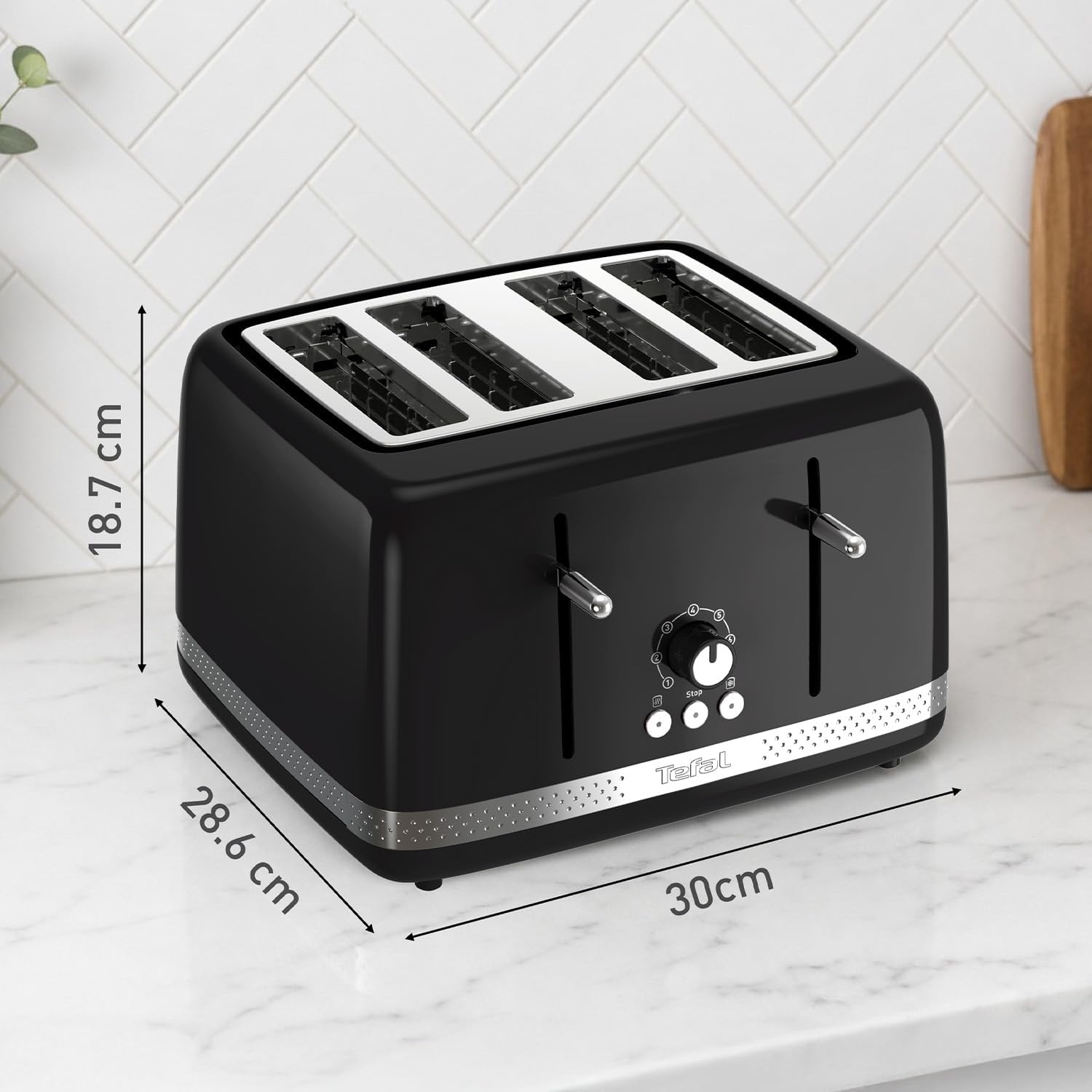 Thumbnail 5 de Tefal TF3058G0 4-slot toaster 1430W