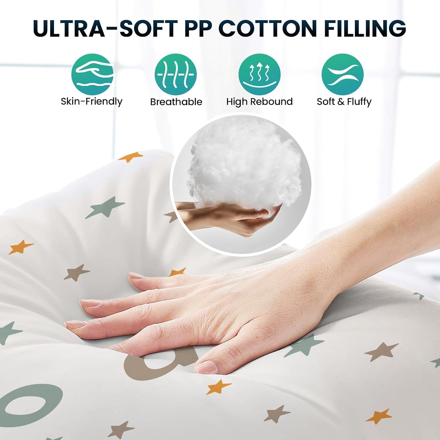 Detalle de BlueWood GTD01 Climbing Arch Cushion, Cotton Cover and Non-Slip Straps