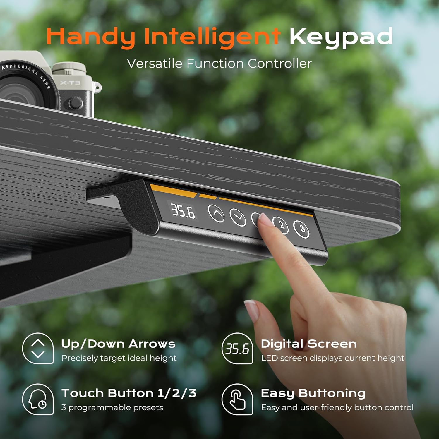 Thumbnail 4 de Huuger 63 x 28 Electric Standing Desk 27.6"