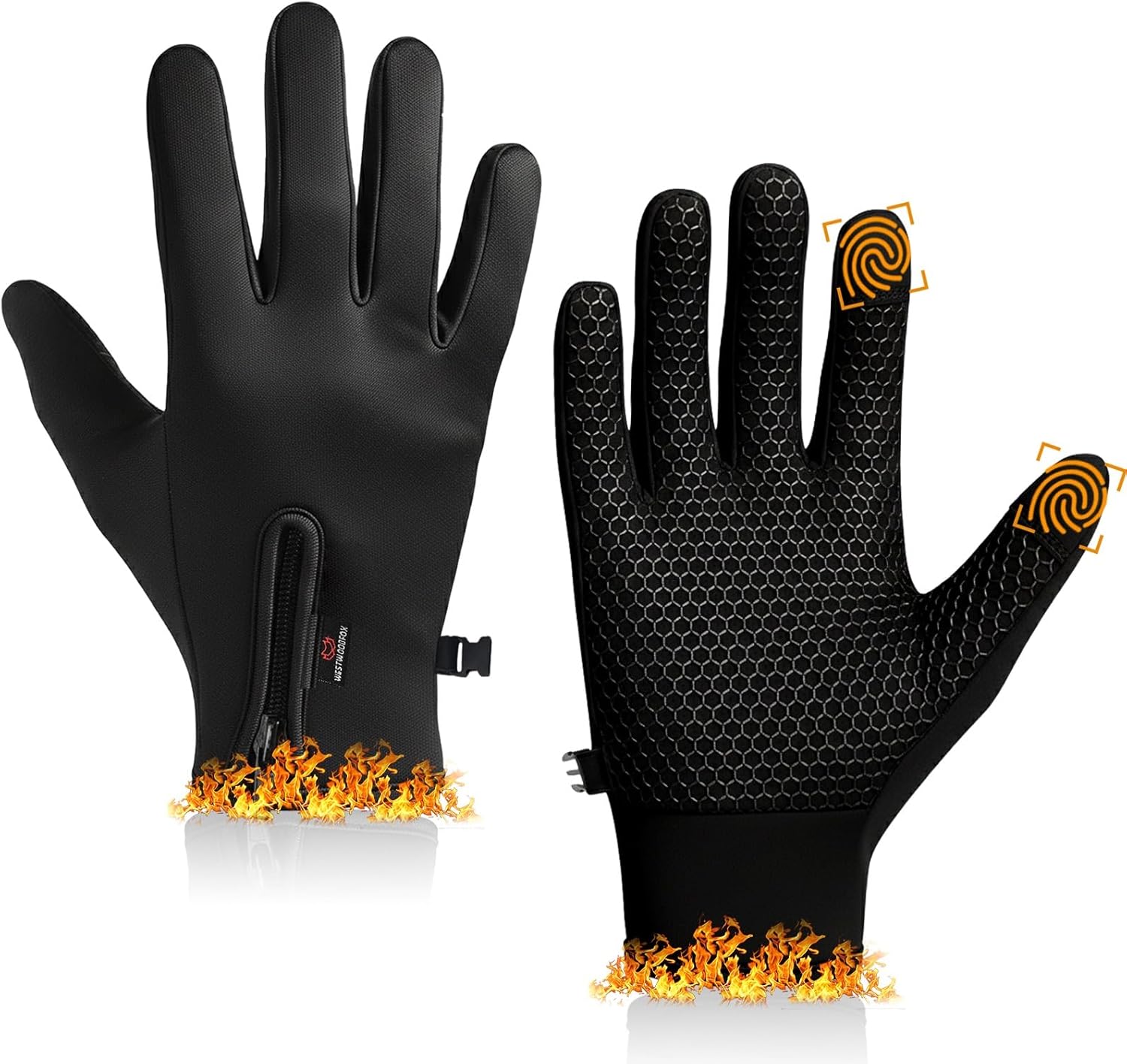 WESTWOOD FOX WFX Cycling Gloves Thermal touchscreen 1 pair