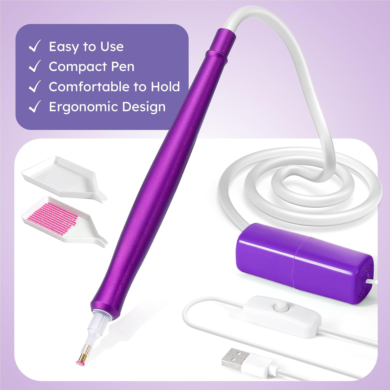 Thumbnail 4 de Stylo électrique PP OPOUNT Diamond Paint ⚙️