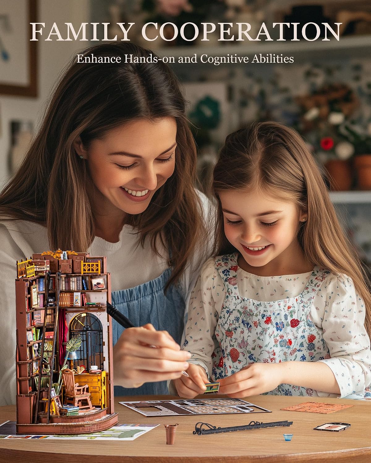 Thumbnail 6 de Rolife Book Nook Kit 3D wooden puzzle