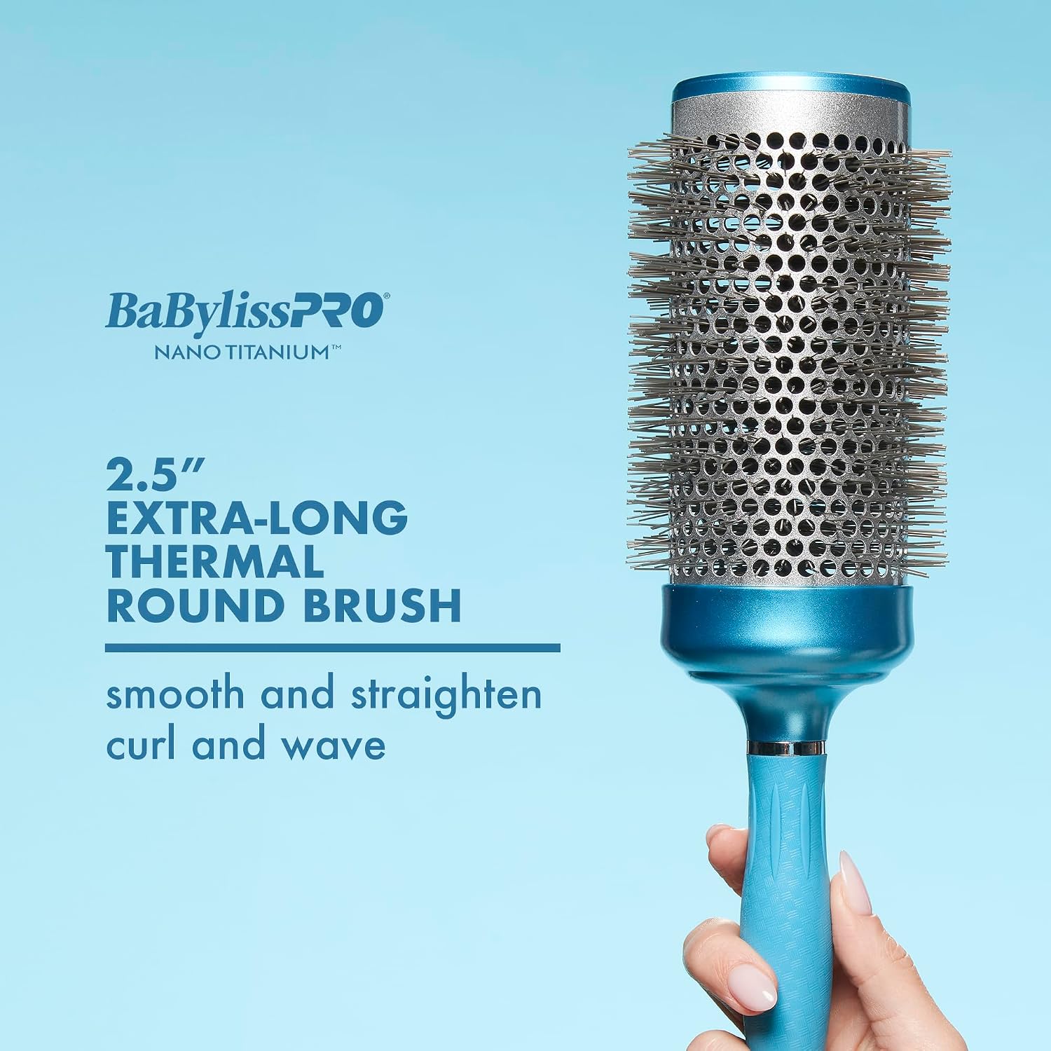 Detalle de BaBylissPRO Thermal Round Hair Brush, 2.5-inch