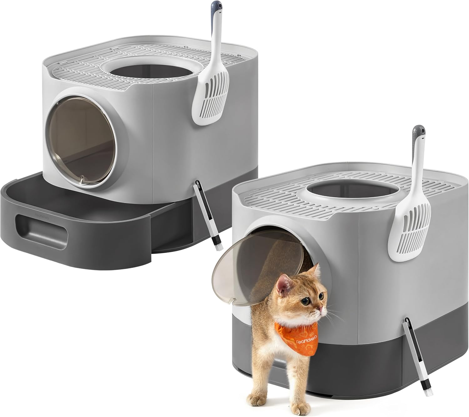 Thumbnail 6 de Feandrea PPT002G01 Katzentoilette 50×40,5×34,5 cm 🐱