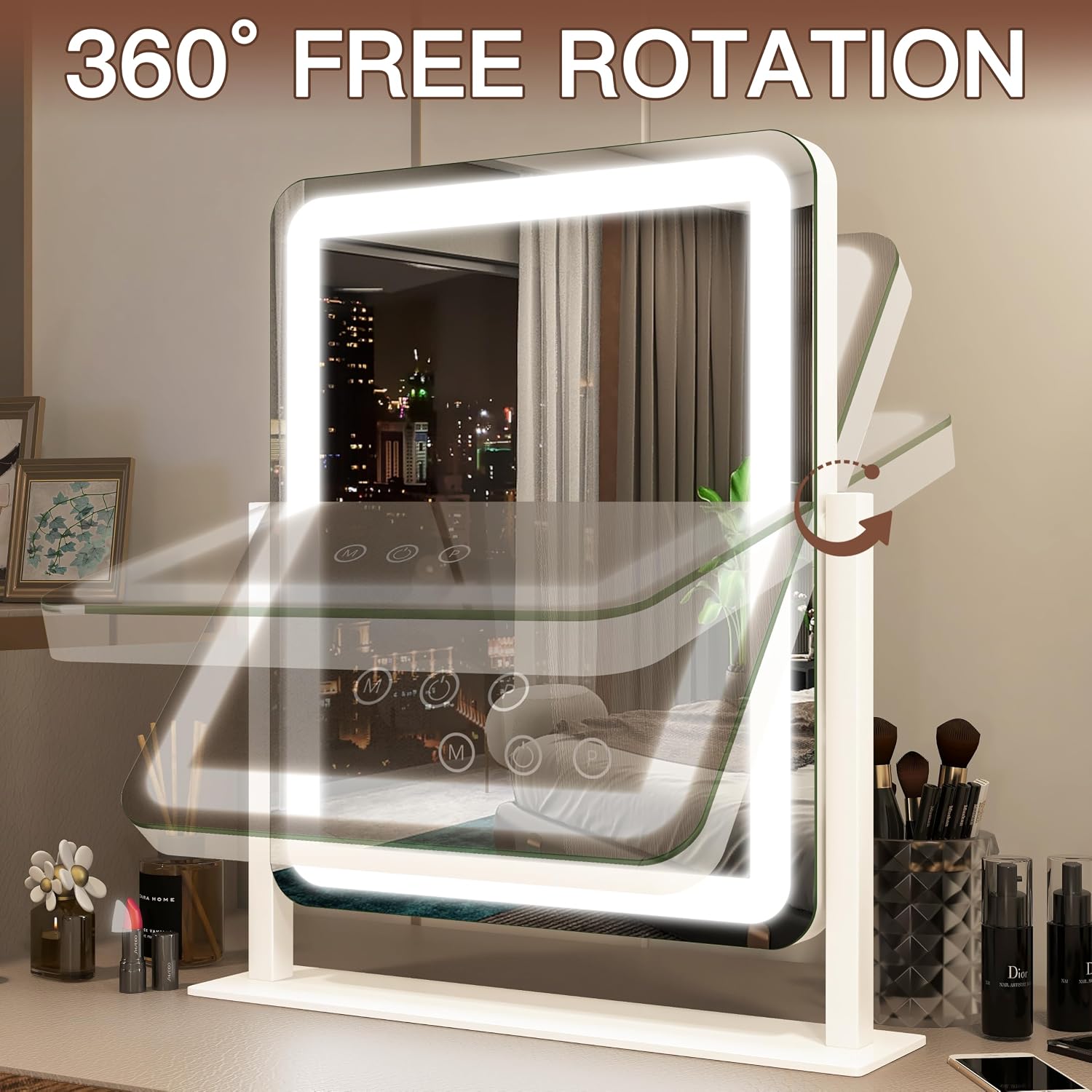 Thumbnail 6 de FENNIO Vanity Mirror with Lights 15"
