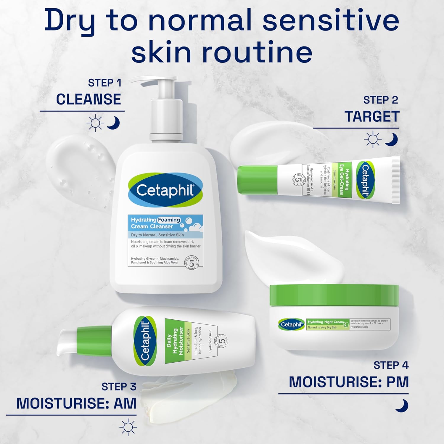 Thumbnail 5 de Cetaphil Hydrating Foaming Cream Cleanser & Makeup Remover (236ml) with Niacinamide