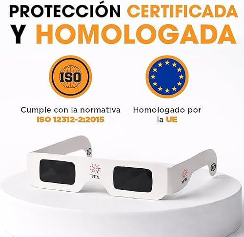 Thumbnail 2 de Tottal Pack 4 Gafas Eclipse Solar Homologadas ISO 12312-2