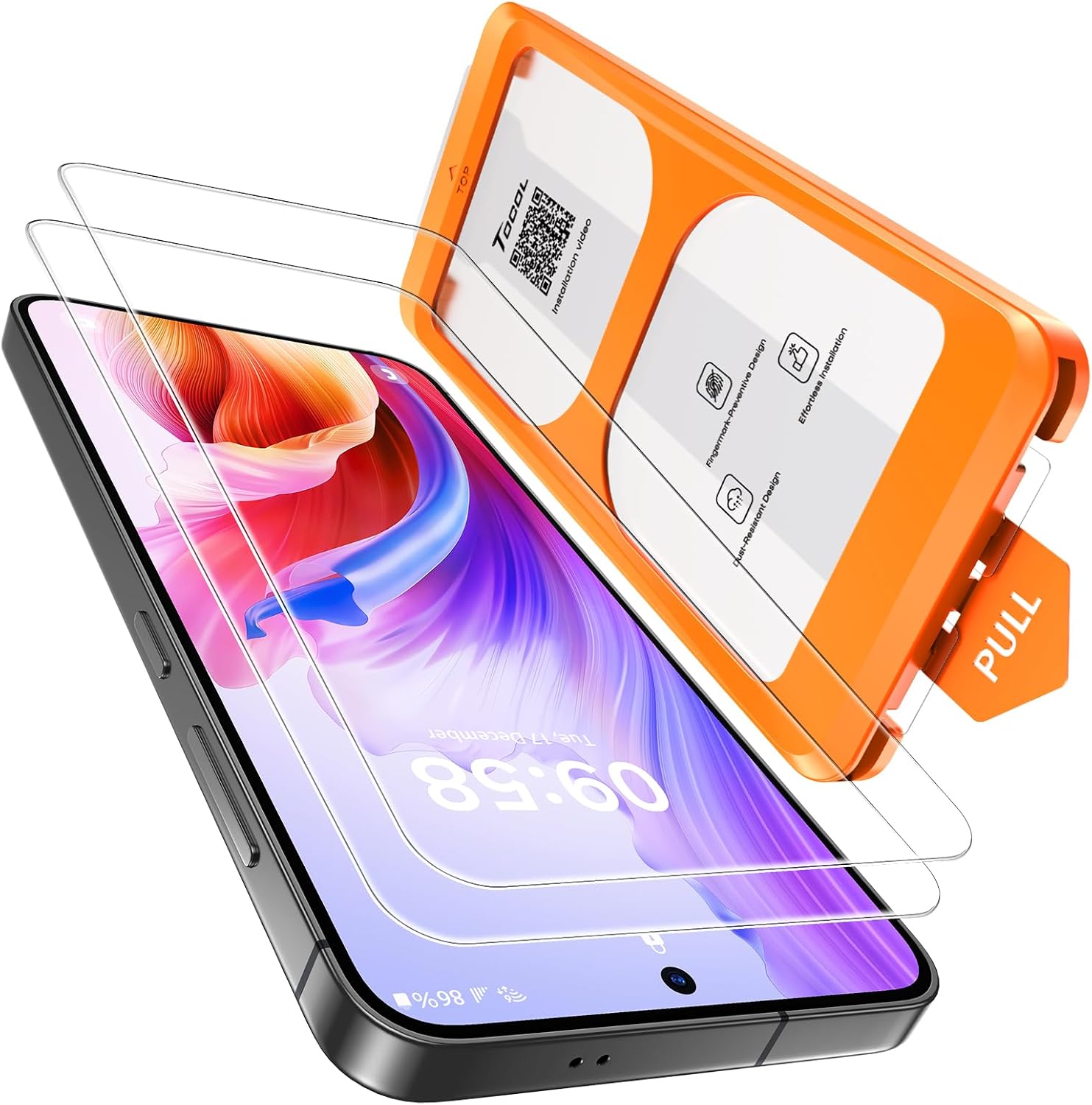 Thumbnail 6 de TOCOL 2-Pack Privacy Screen Protector for Samsung Galaxy Z Fold 7 (25° Anti-Spy) – 9H+ Tempered Glass