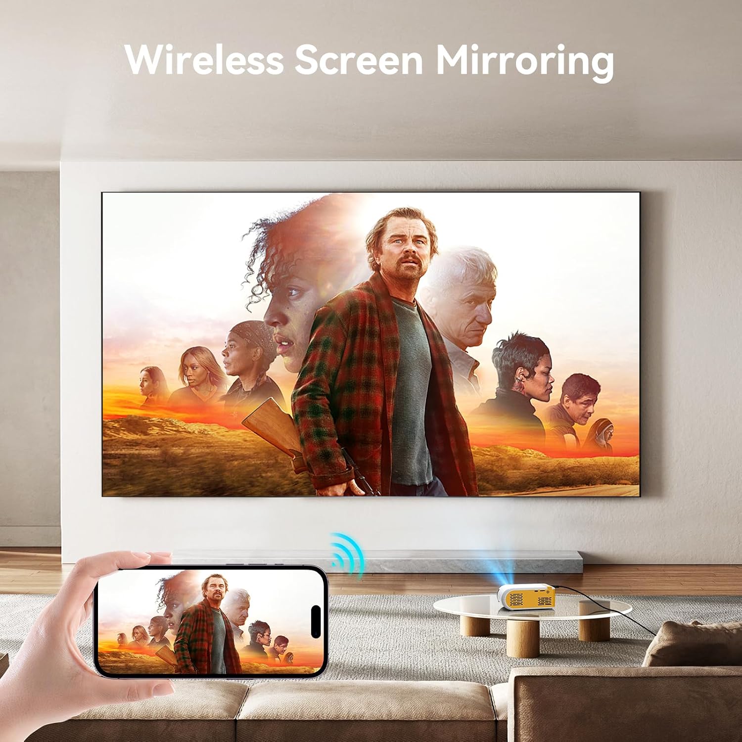Detalle de Mini Projector with Bluetooth 5.2