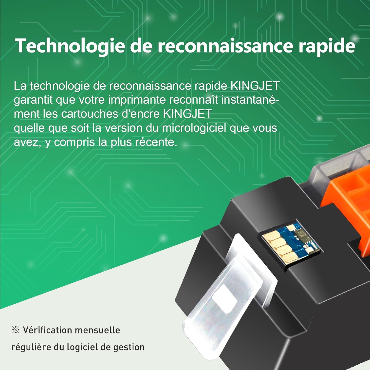 Detalle de Pack de 12 cartouches compatibles HP 364 / 364 XL Kingjet (364XL) pour Photosmart, Deskjet et Officejet