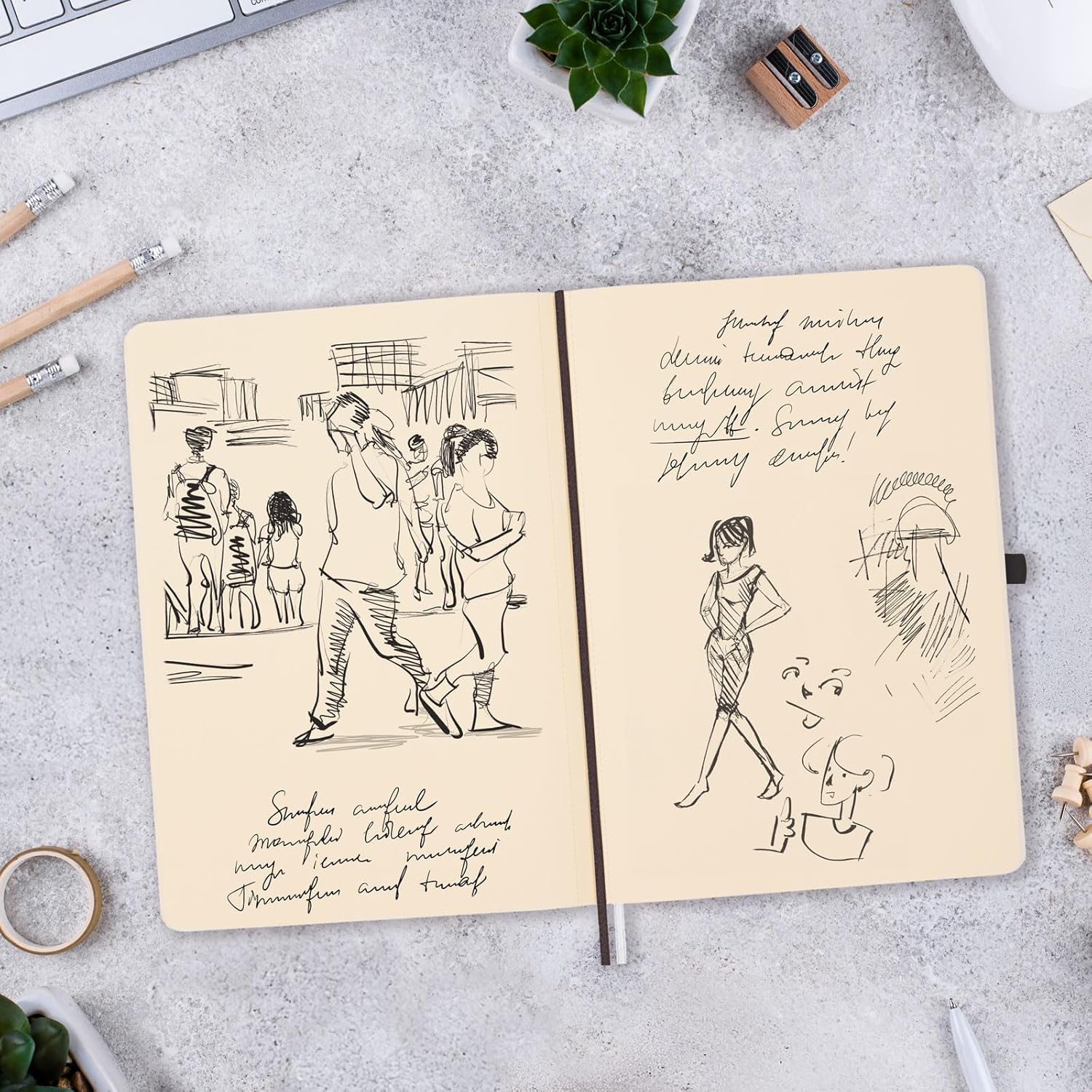 Thumbnail 2 de Finocam – Cahier Nexo Couverture Souple Uni Noir, A5 à Feuilles Microperforées (72 feuilles) avec pochette et passant pour stylo