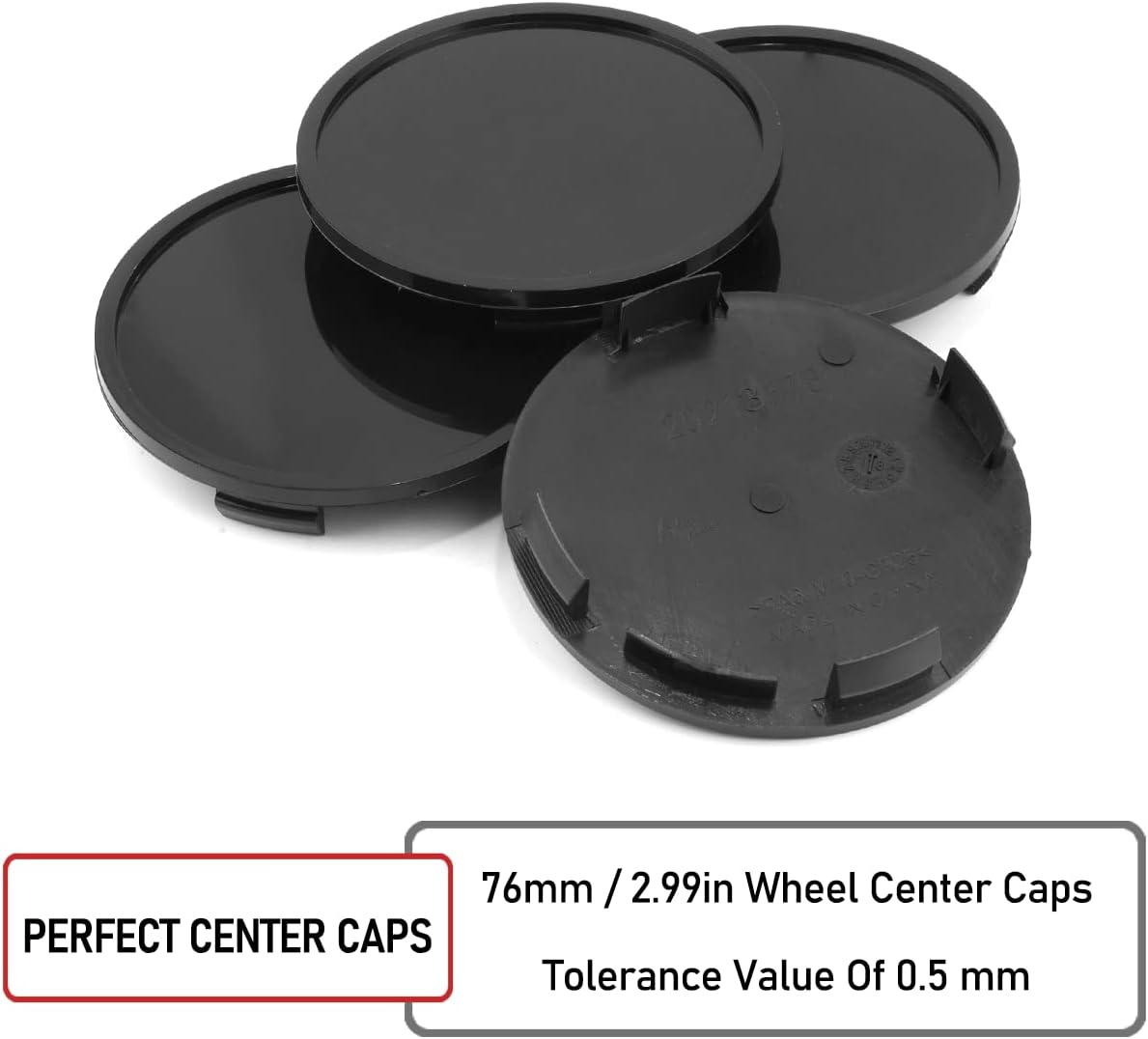 Detalle de RhinoTuning 4 Pack 76 mm Wheel Centre Caps for 2015–2020 Ford F-150 & Expedition