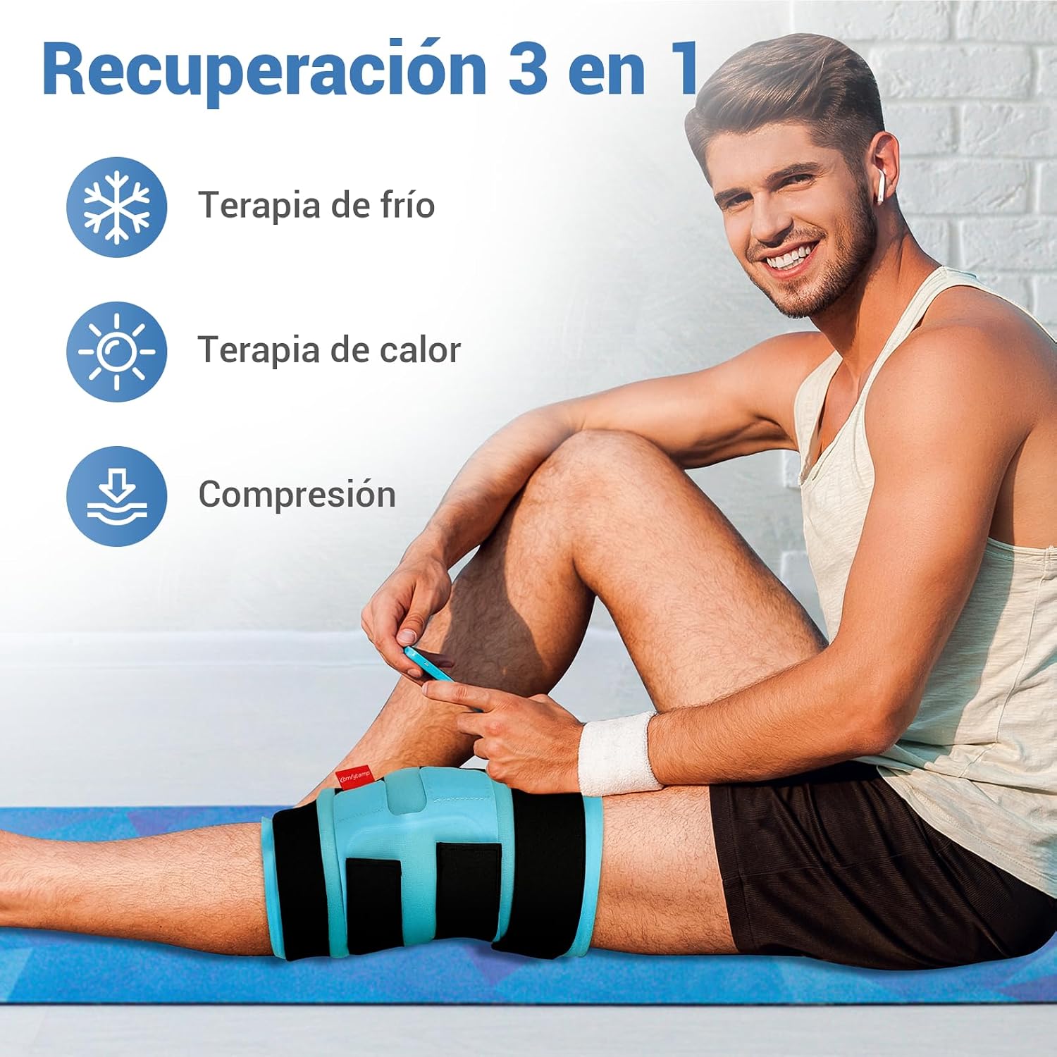 Thumbnail 2 de Comfytemp Bolsa de Hielo para Rodilla XXL 24x12