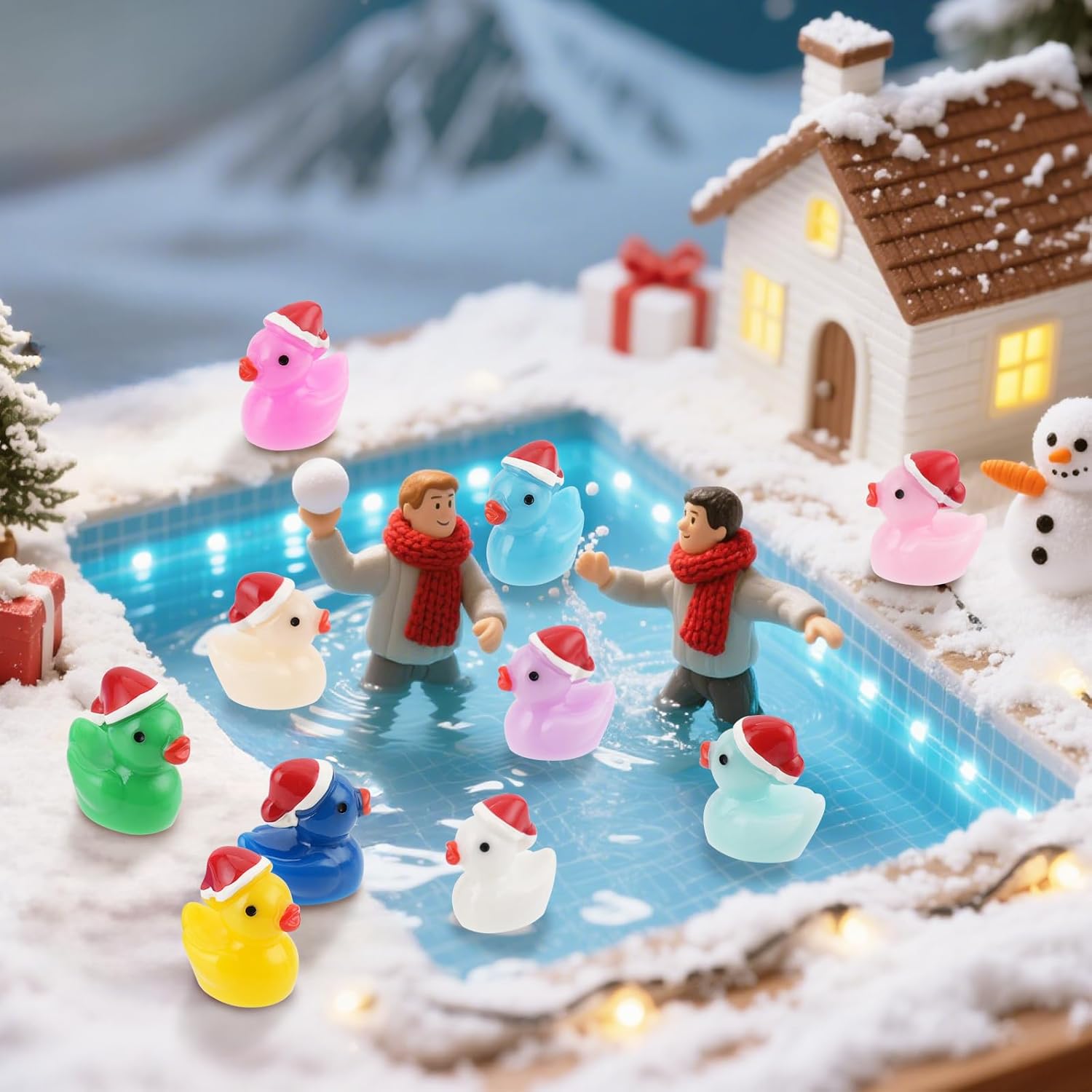 Thumbnail 3 de Mini Resin Duck Figures 100-Pack 🐤