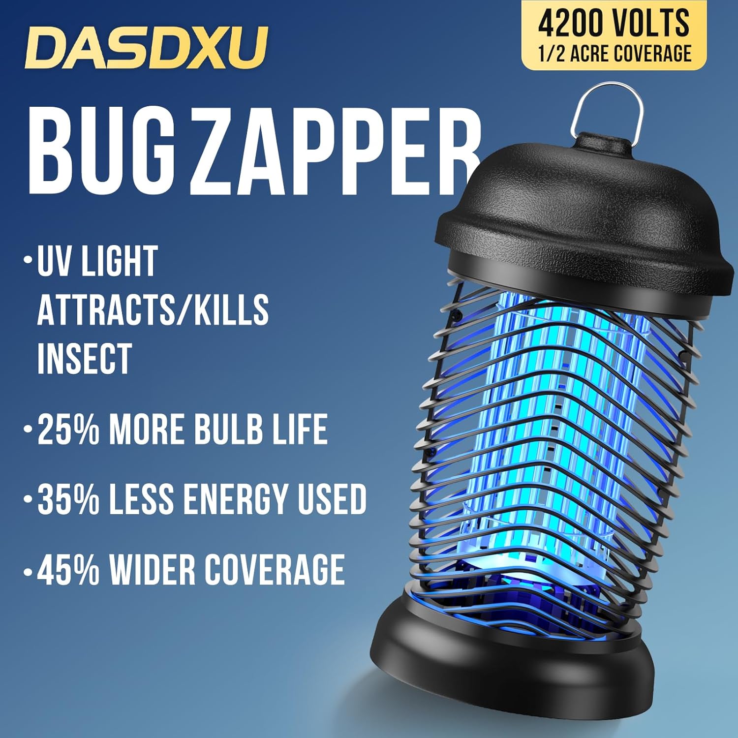Detalle 2 de Upgraded Bug Zapper Outdoor 4200V Mosquito Zapper