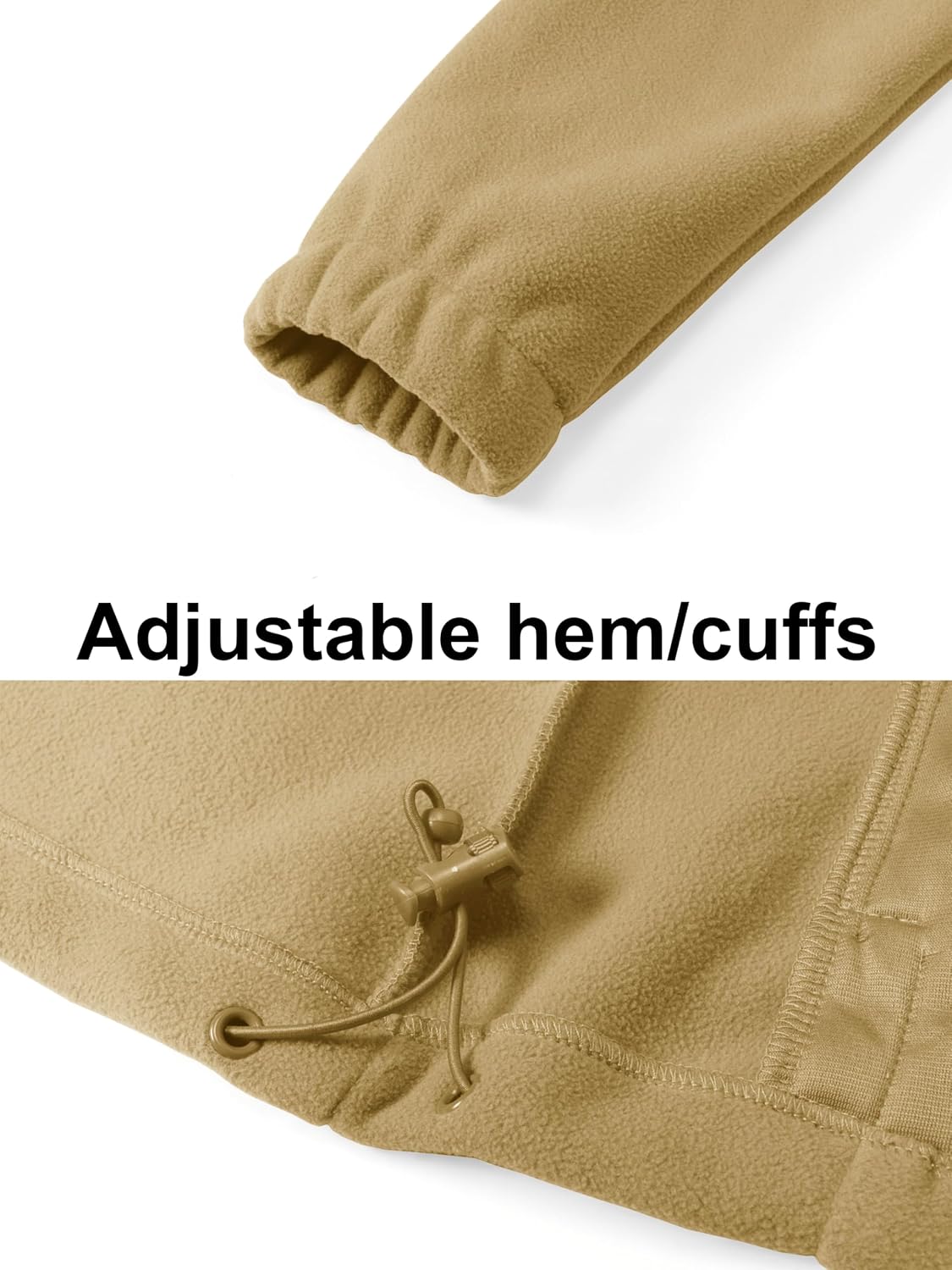 Thumbnail 6 de TACVASEN Women's Fleece Jacket, Full-Zip, Four Pockets, Elastic Cuffs
