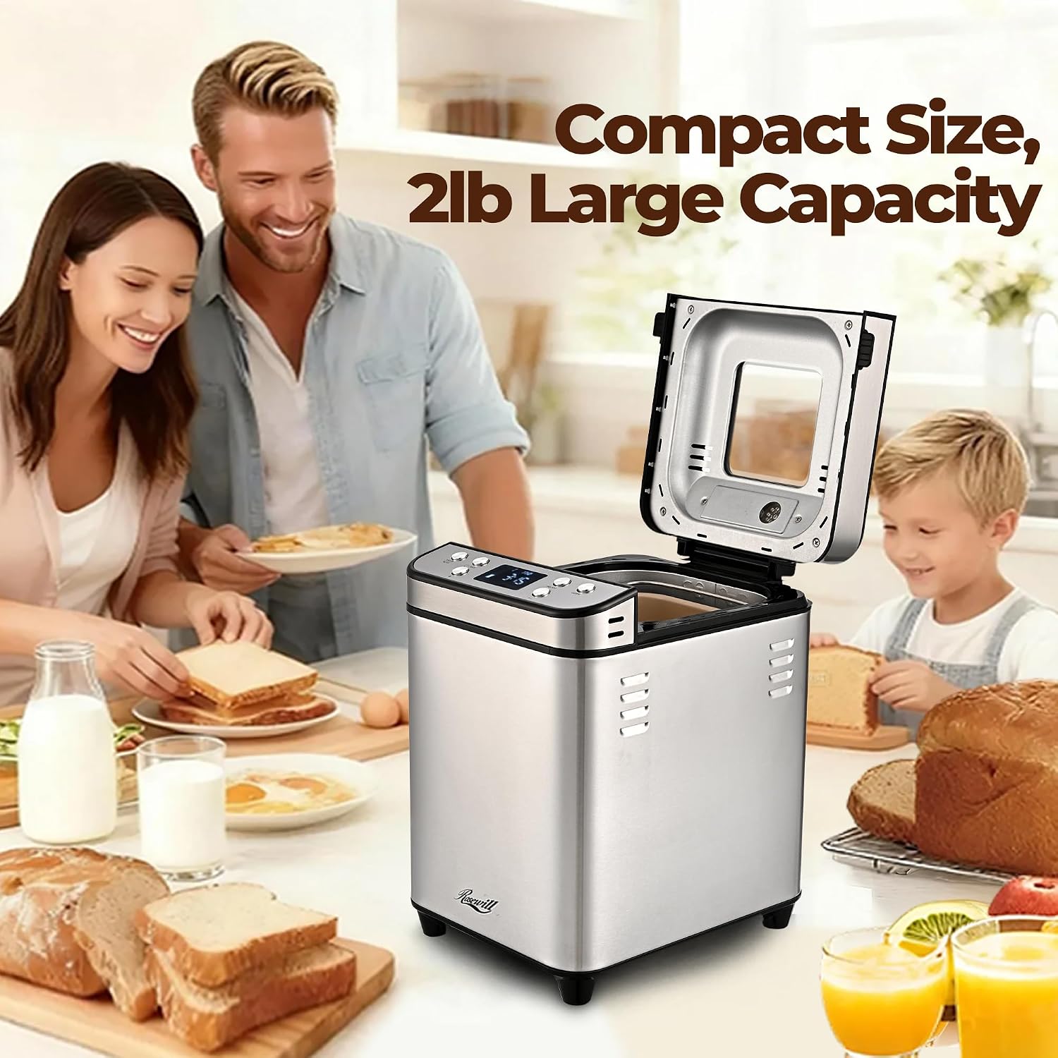Thumbnail 1 de Rosewill 25-in-1 Bread Maker 2LB 🍞