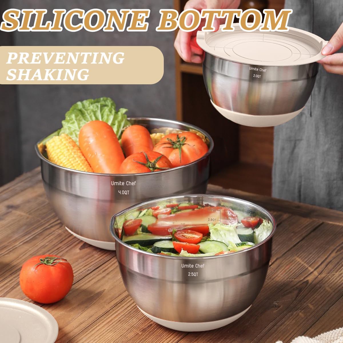 Detalle 2 de Mixing Bowls 26pcs Set 🍲