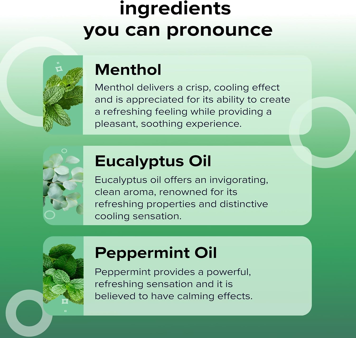 Detalle de Nasal stick vapor flow menthol spearmint