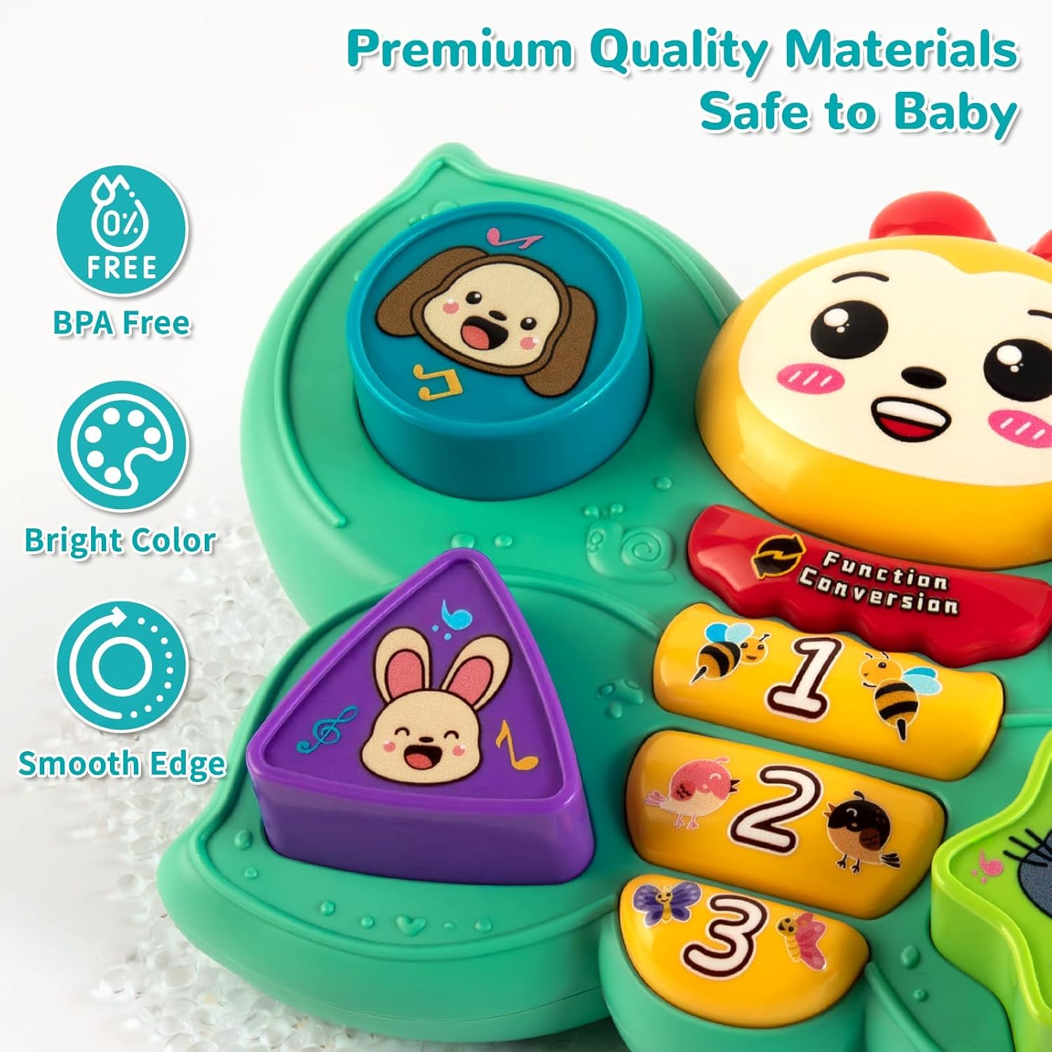 Thumbnail 6 de Felly Musical Toys sensory tummy time toy 6 months