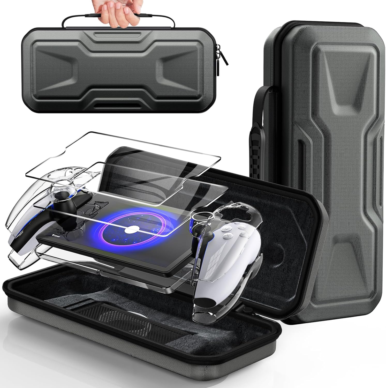 Detalle de FYOUNG Tasche Zubehör für PlayStation Portal – Full Protection Bundle