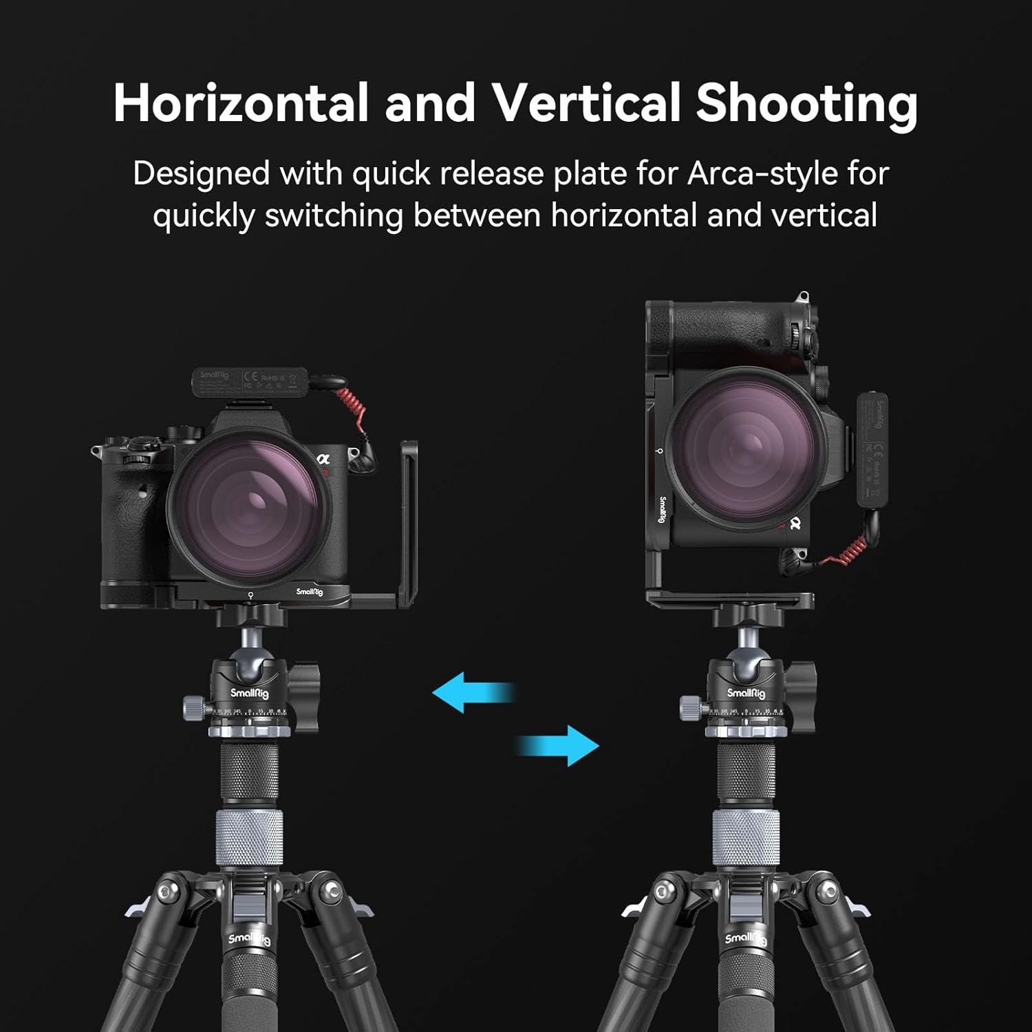 Thumbnail 3 de SMALLRIG Staffa a L per Sony A7 IV/A7S III/A7R V/A7R IV/A9II/A1 con attacco Arca e quick release – modello 3660B