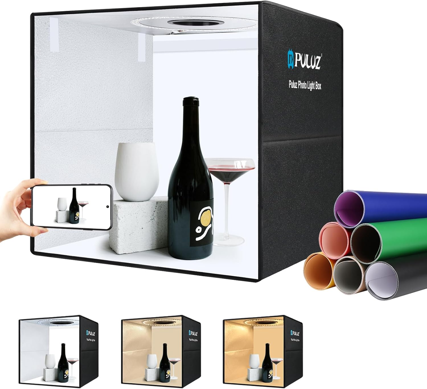 Detalle 2 de PULUZ Light Box 40cm portable photo studio