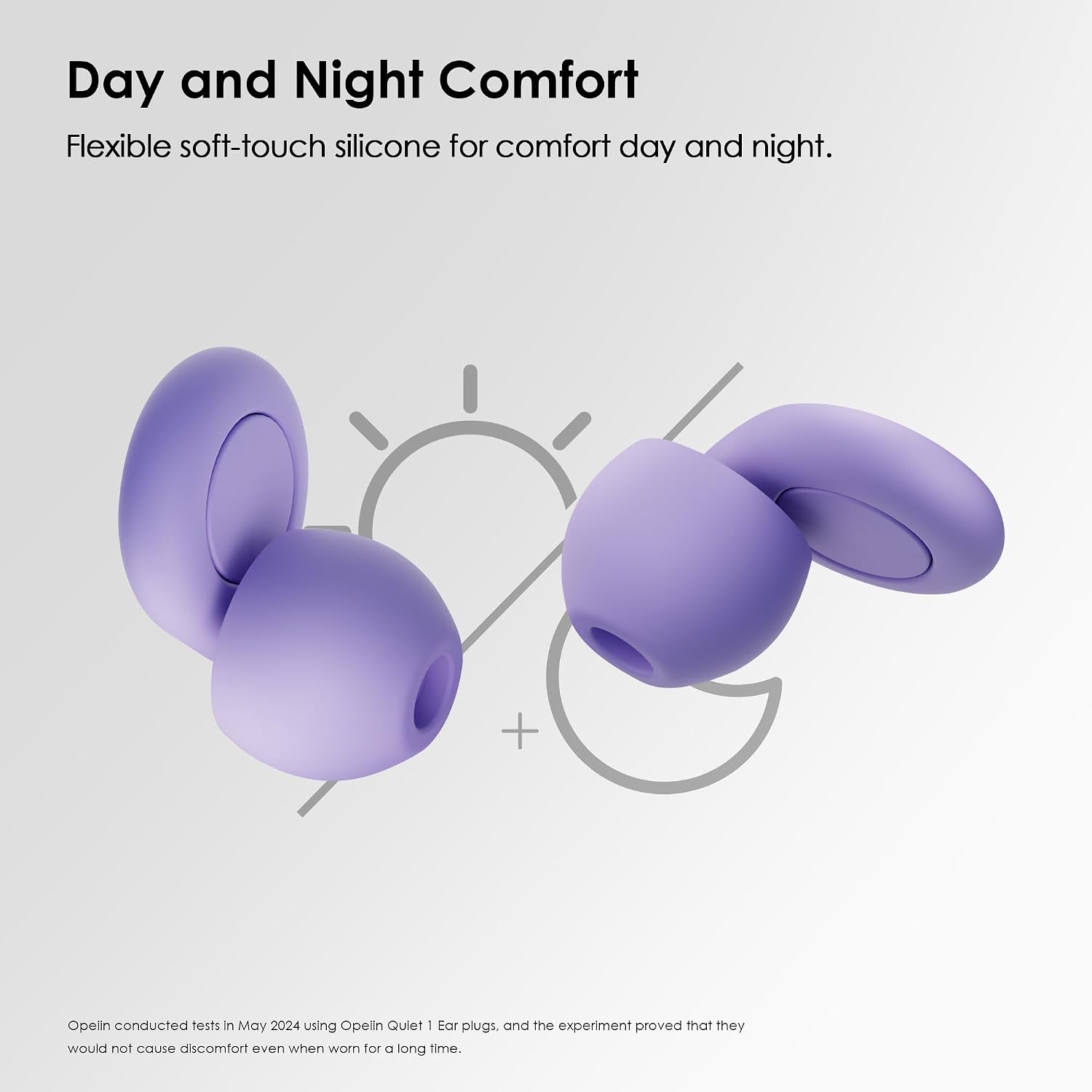 Thumbnail 6 de OPEIIN Ear Plugs for Sleep – Flexible Silicone, Reusable and Customisable (Pack of 2)