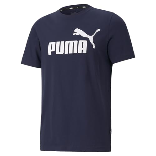 Detalle de Puma Ess Logo Tee Camiseta deporte S Peacoat