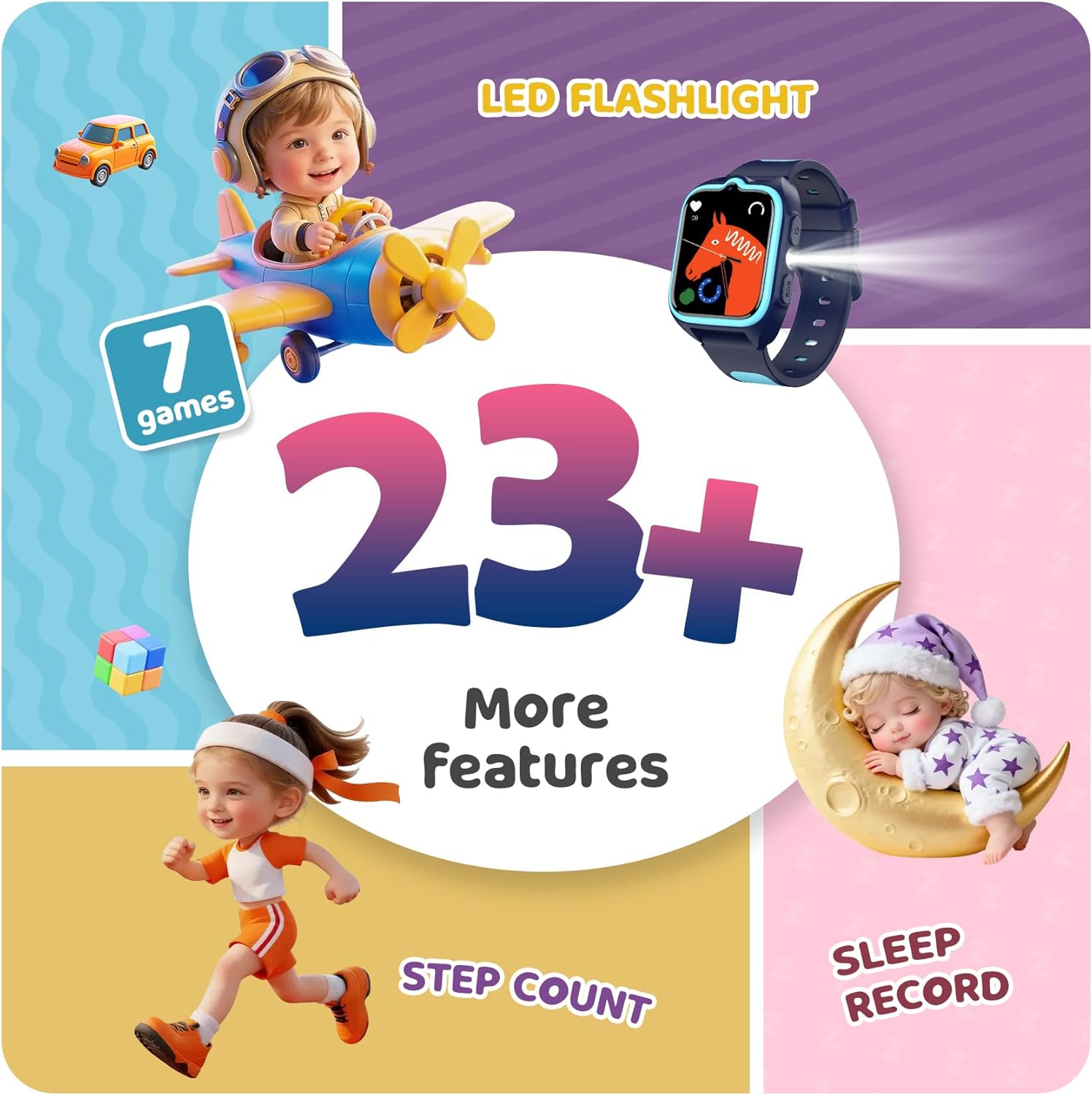 Thumbnail 6 de Blackview 4G Kids Smart Watch: GPS, SOS, Video Calls & Health Tracking