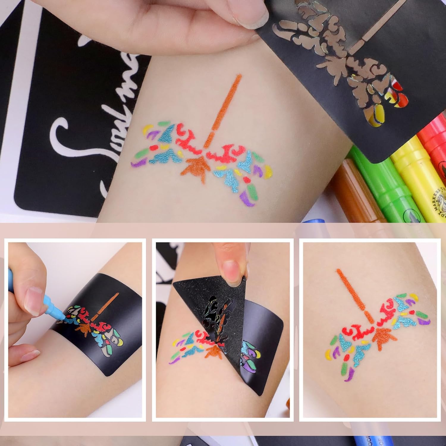 Thumbnail 4 de PFARRER Temporäre Tattoo Marker Kit