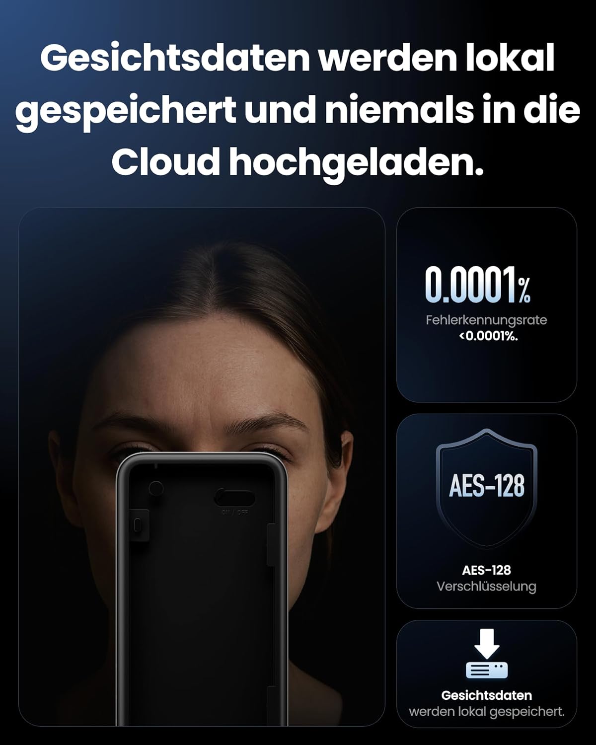 Thumbnail 4 de SwitchBot WiFi Smart Lock Ultra 3D-Erkennung
