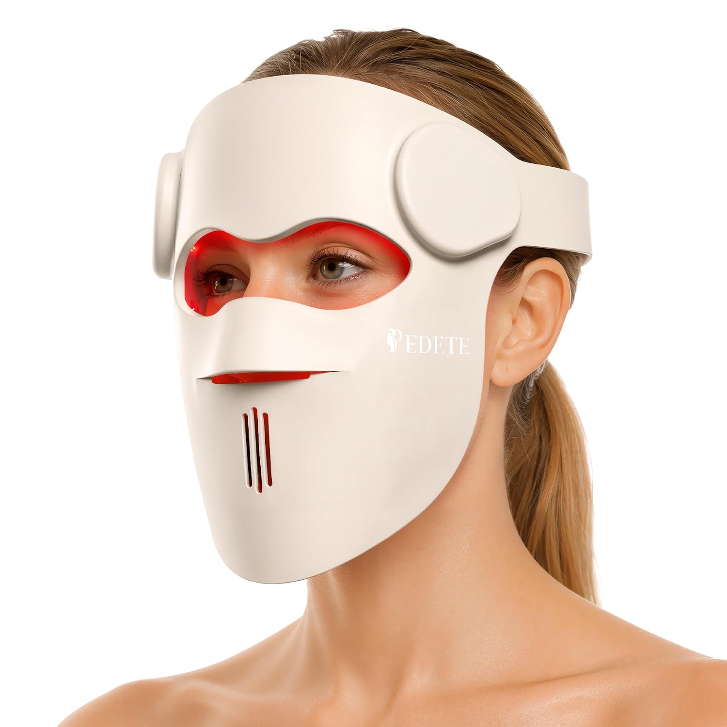 Detalle de Red Light Therapy Face Mask with 300 LEDs