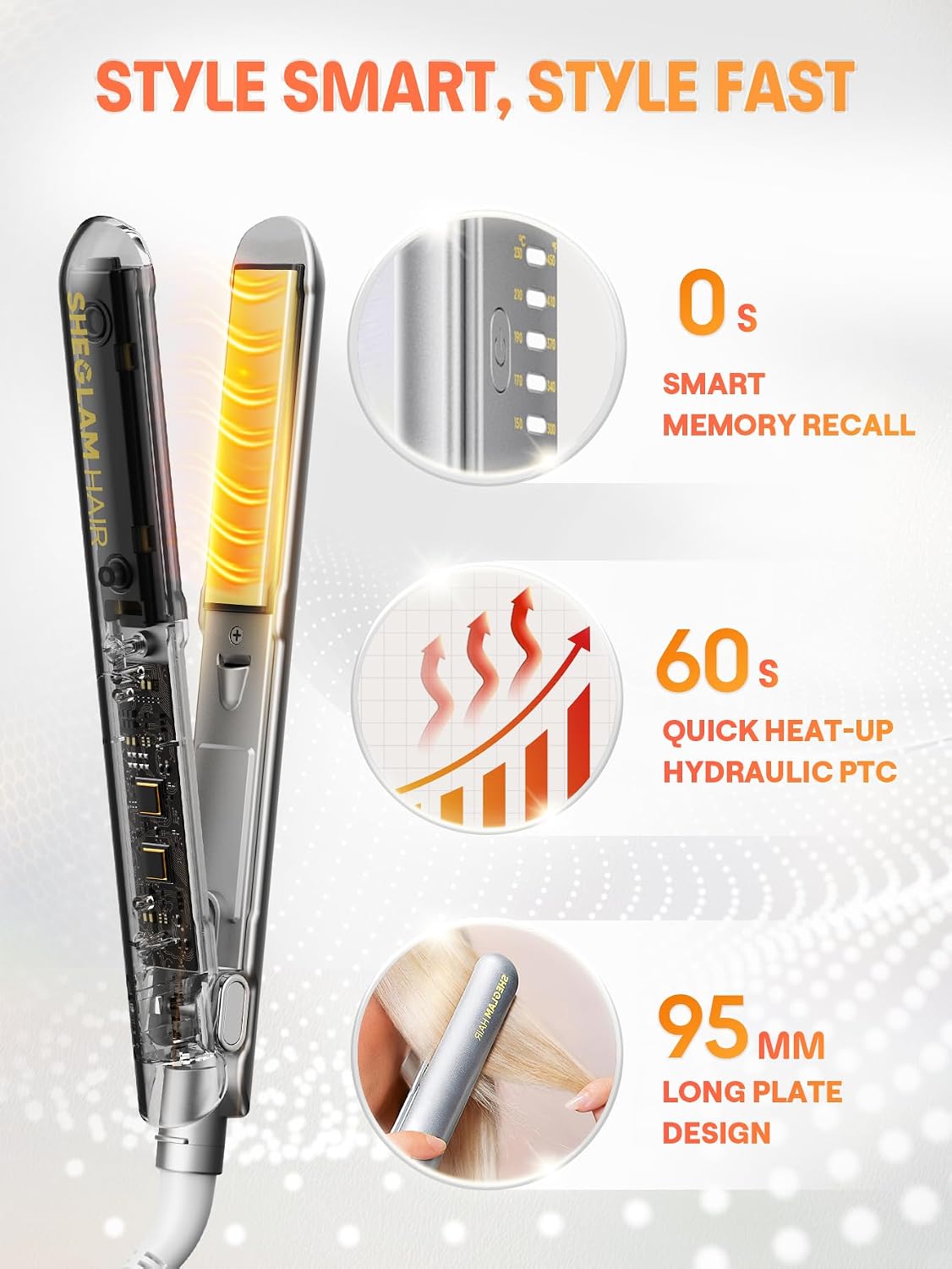 Detalle de SHEGLAM 1-Inch Flat Iron