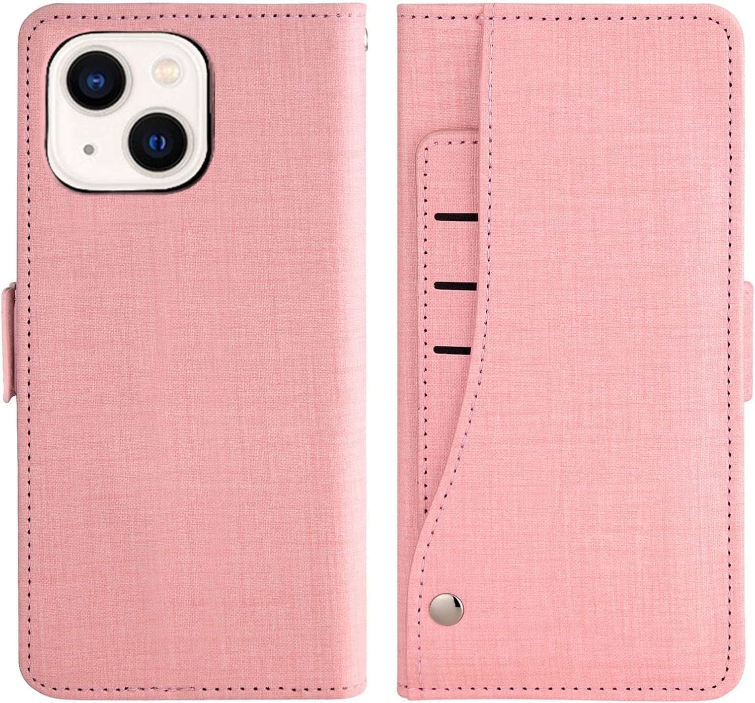 Thumbnail 5 de Asuwish iPhone 13 6.1 Wallet Case with Tempered Glass Screen Protector and Leather Magnetic Flip Cover