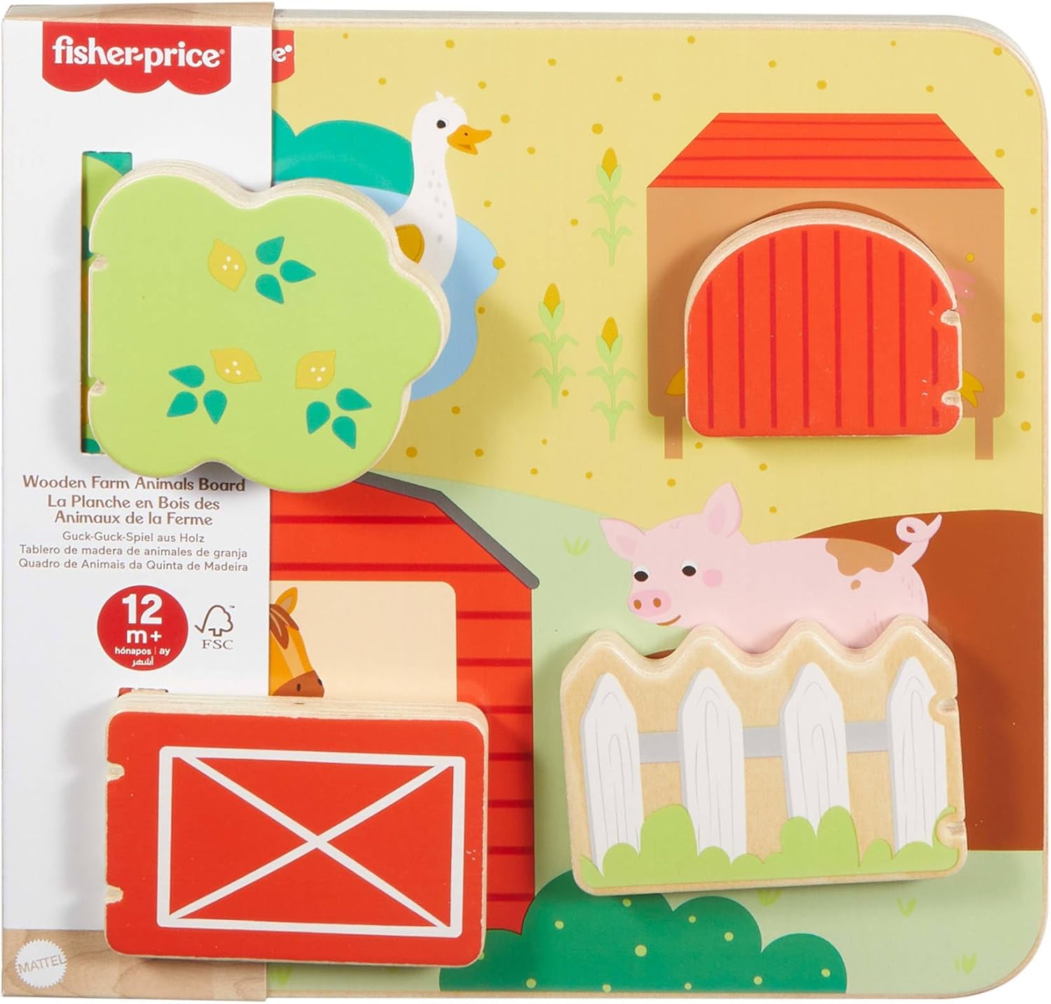 Thumbnail 5 de Fisher-Price Tablero de Madera con Animales de Granja 🐑