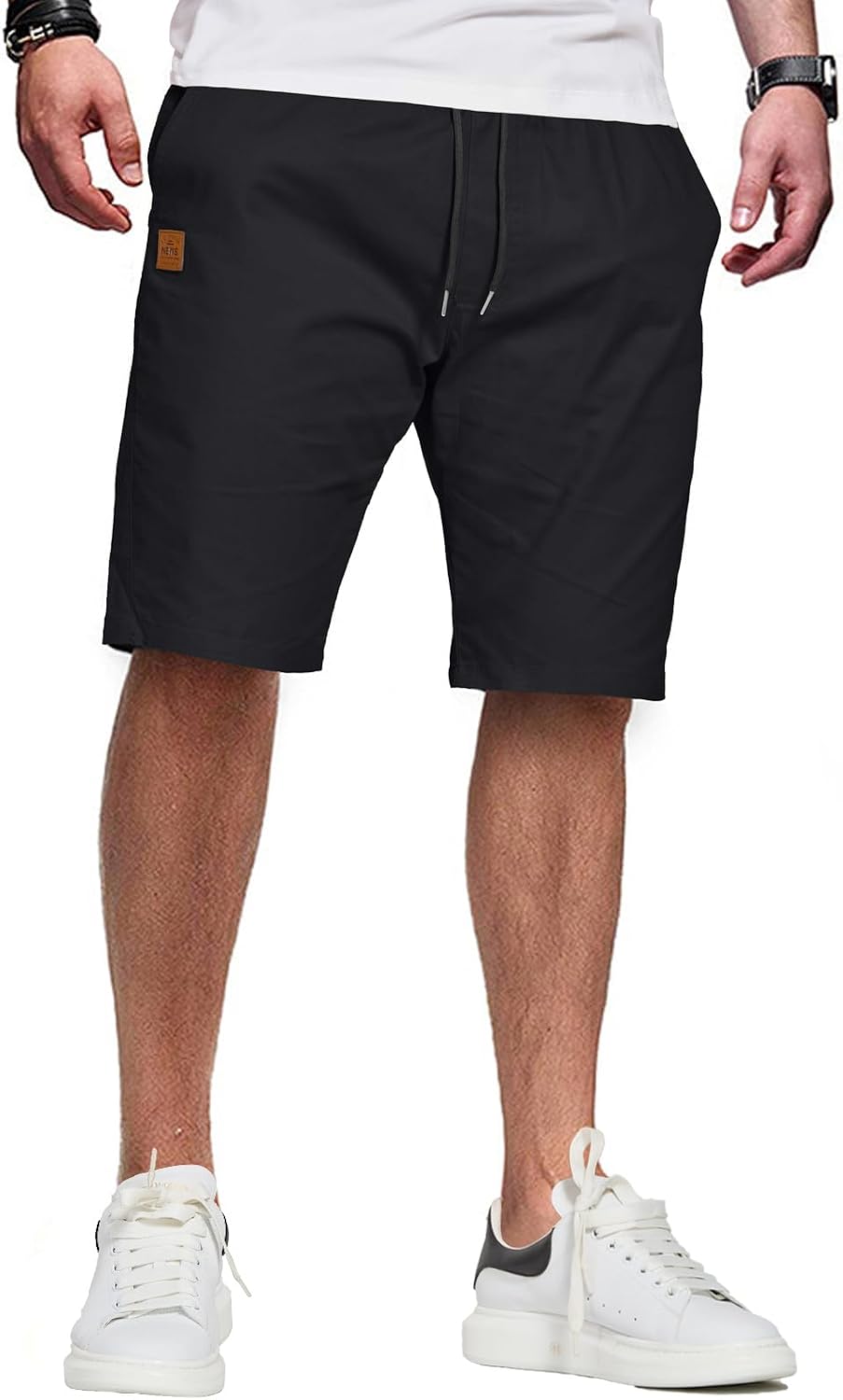 Thumbnail 6 de ZOXOZ Kurze Hose Herren Shorts Sommer – Chino-Style mit elastischer Taille und vier Taschen