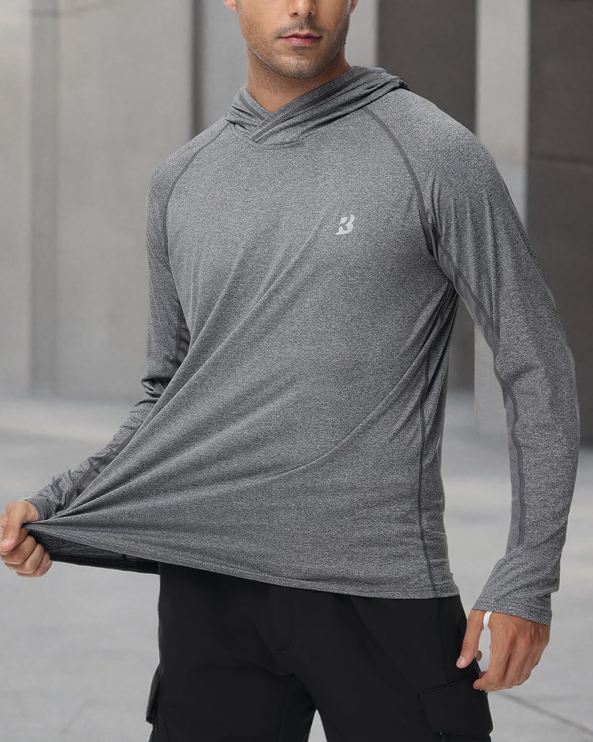 Thumbnail 5 de Roadbox Men’s UPF 50+ Long Sleeve Fishing Shirt with UV Sun Hoodie