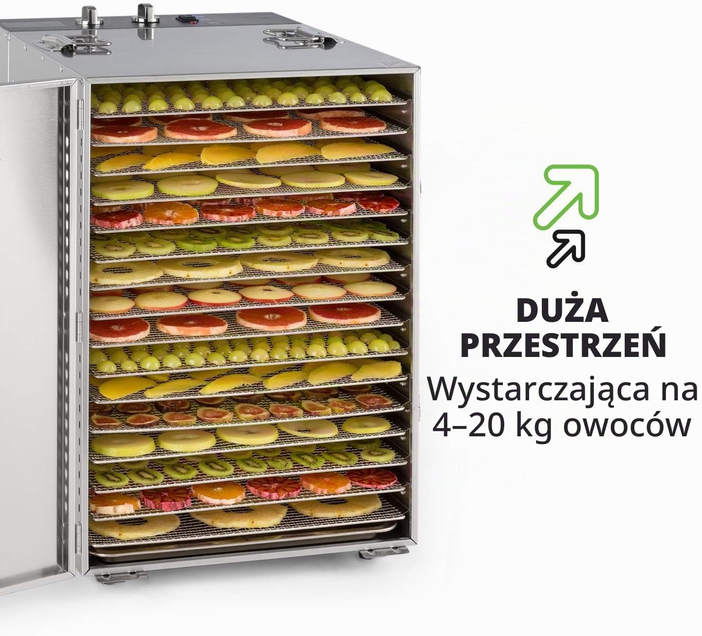 Thumbnail 5 de Klarstein Master Jerky 16 – suszarka do żywności 1500 W, 16 poziomów