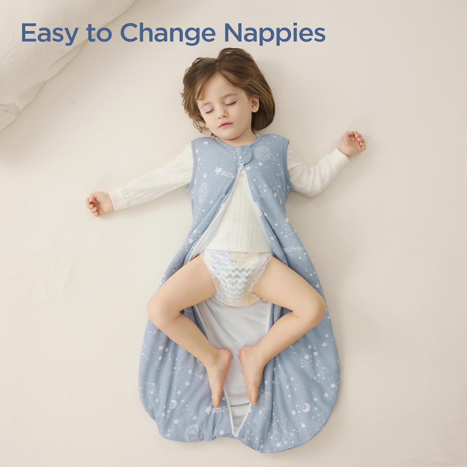 Thumbnail 3 de Duomiaomiao Baby Sleeping Bag 1.5 Tog – 100% Cotton Sleep Sack (18-36m)
