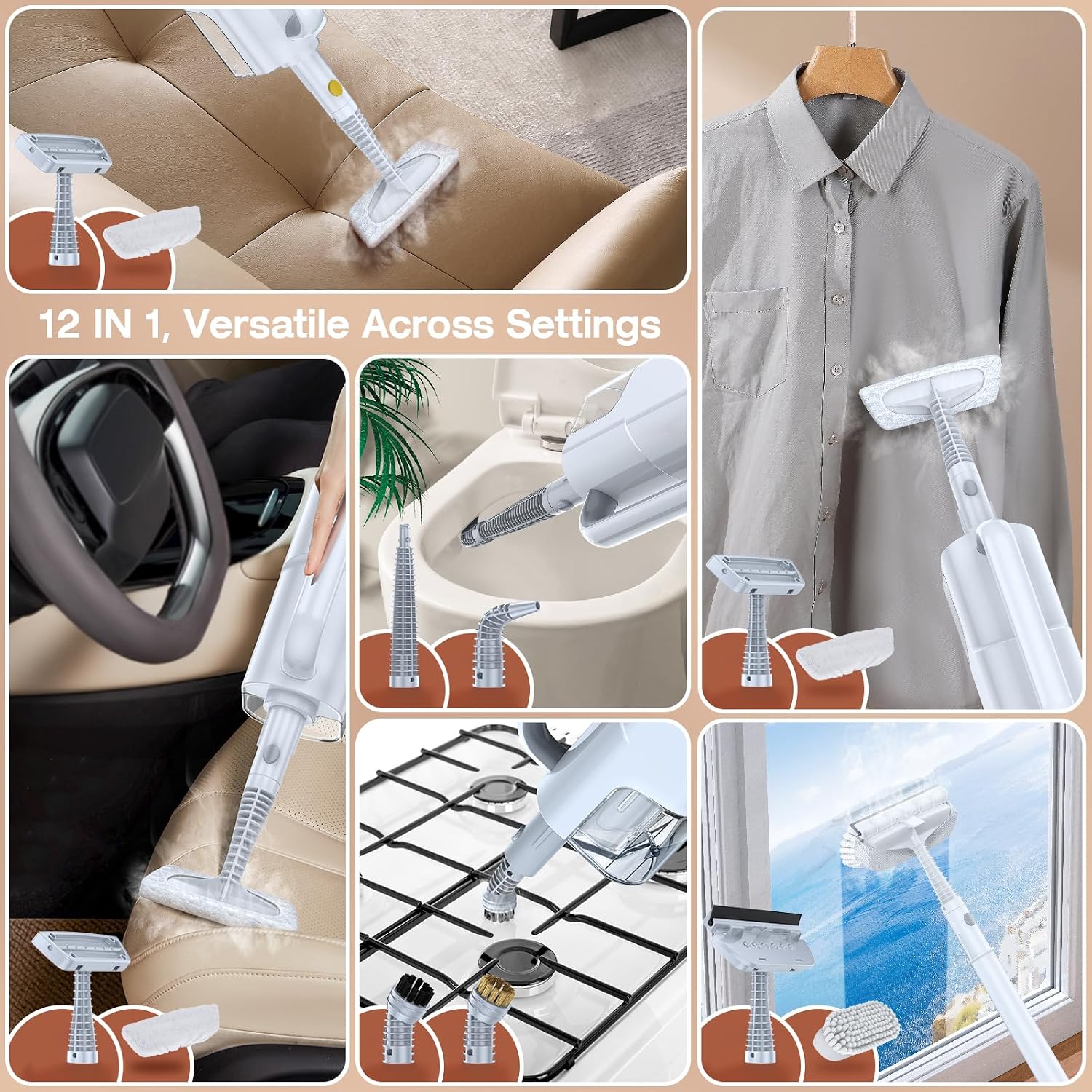 Thumbnail 2 de ScrubWiz Steam Mop with Detachable Handheld Cleaner