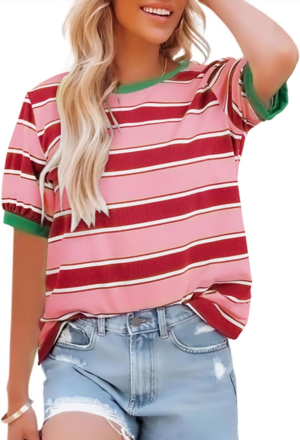 Detalle de Cuptacc Tshirt Damen mit Rundhals