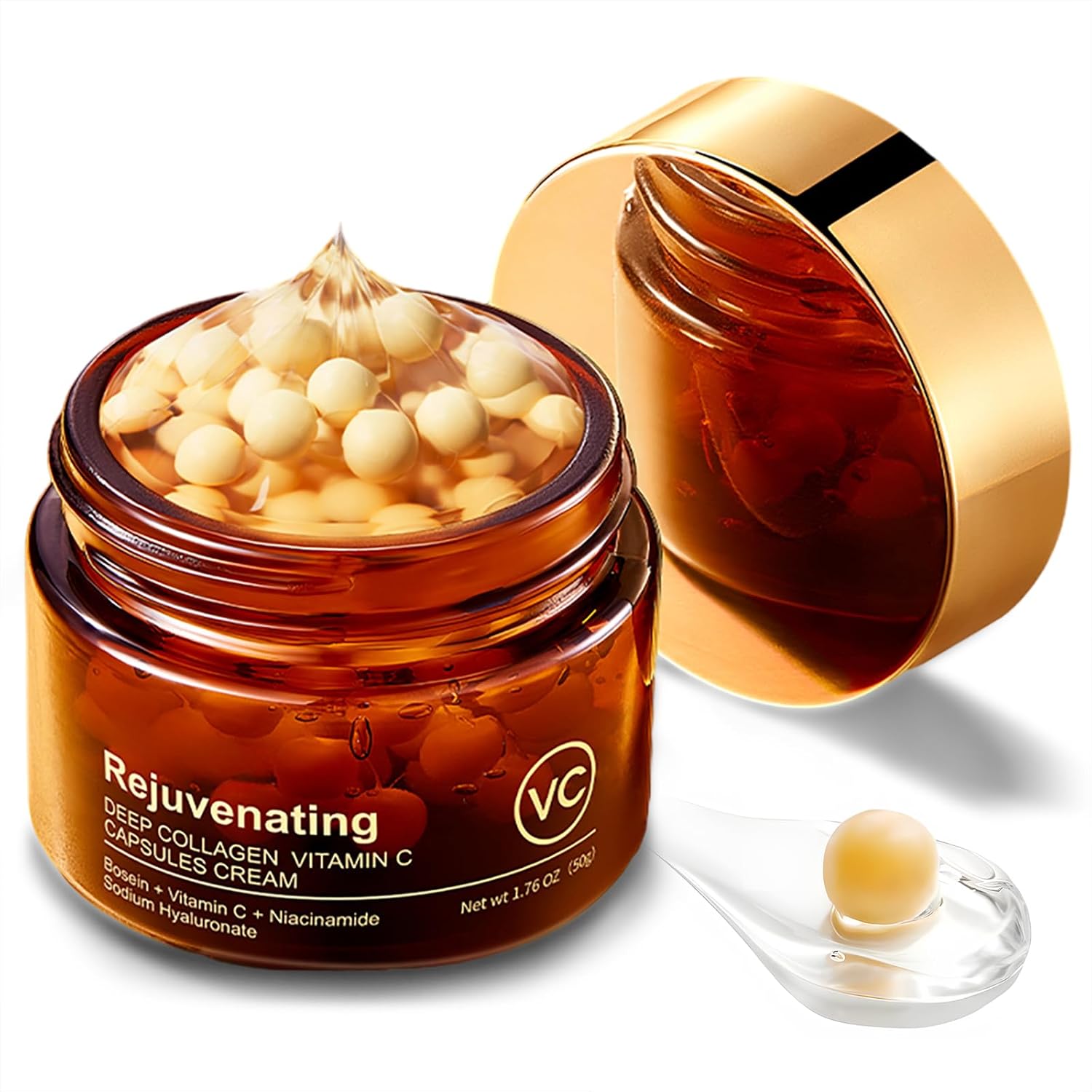 Detalle de punkten Deep Collagen Vitamin C Capsule Face Cream, 50 g