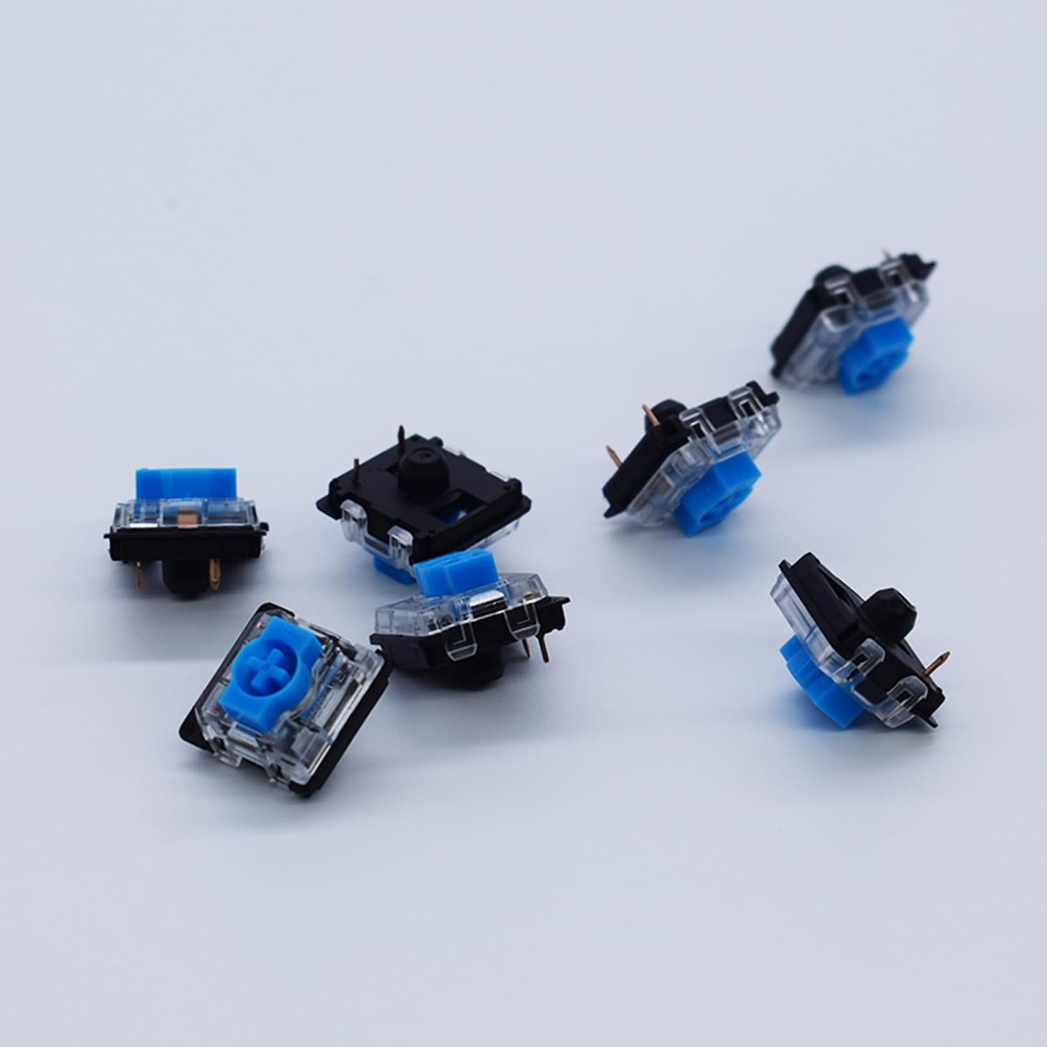Detalle de GATERON KS-33H10B050NN-Y24 ロープロファイル 2.0 キーボードスイッチ 3ピン・工場潤滑済み・ブルー