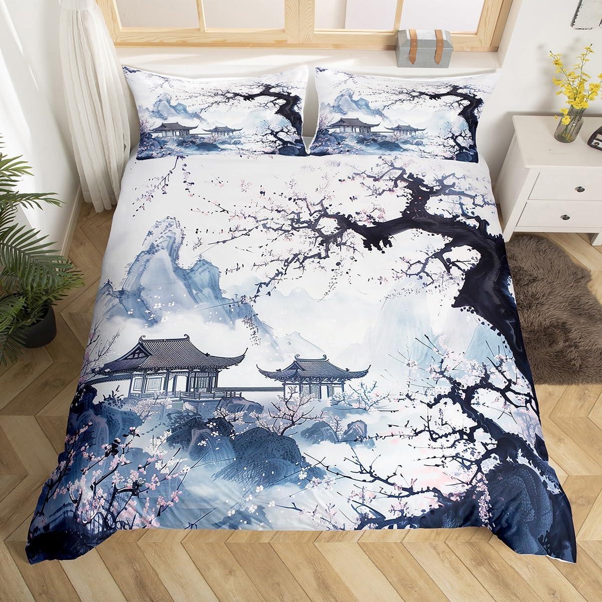 Detalle de Homewish Japanese Style Duvet Cover Single