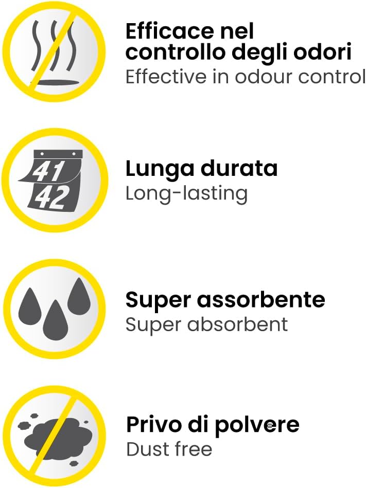 Detalle de Croci Easy Clean Lettiera Gatto in Cristalli di Silicio 7,5 L – alta assorbenza e pulizia veloce