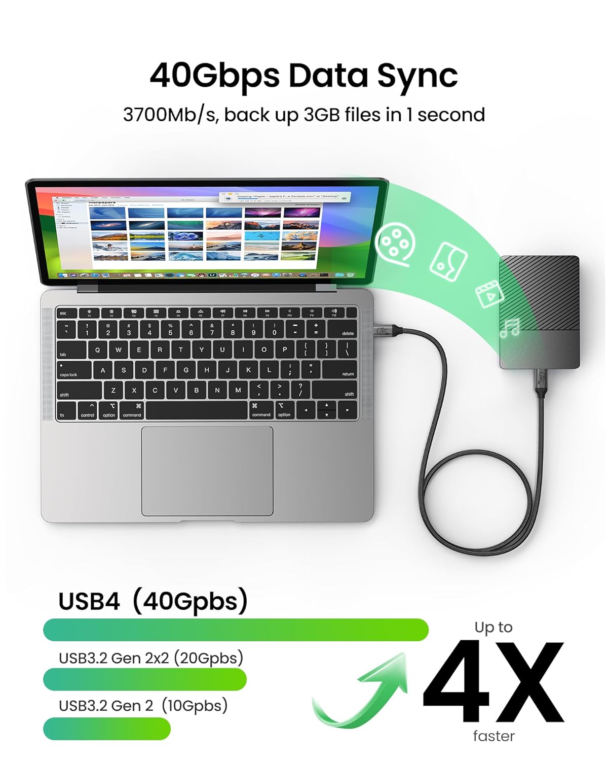 Thumbnail 2 de Silkland USB4 Kabel 240W